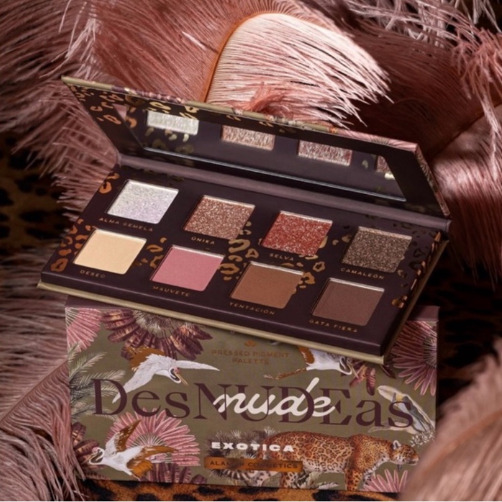 Alamar DesNUDEas Exotica Pressed Pigment Palette Nude Eyeshadow - Picture 4 of 7